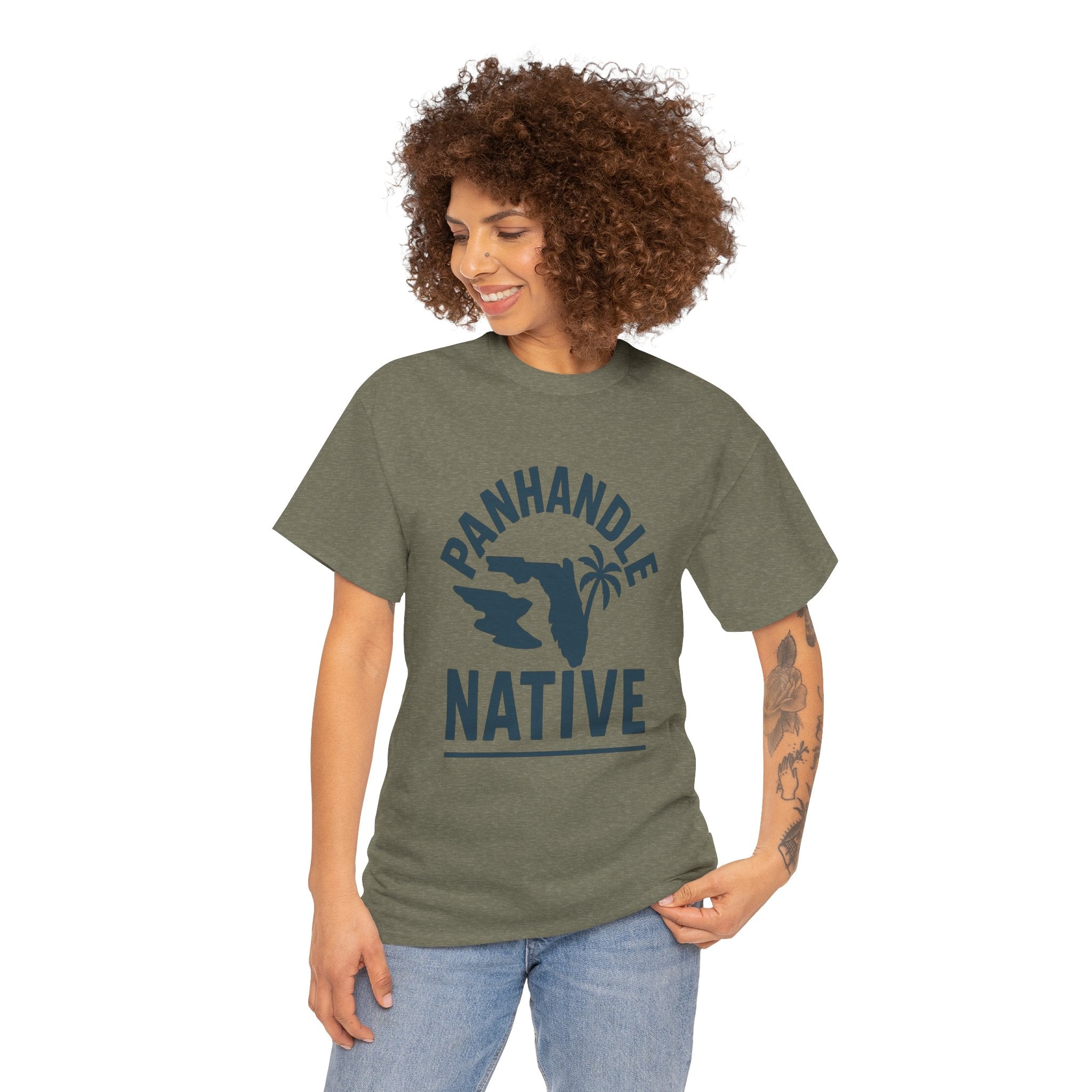 Panhandle Native Adult Tee OG Logo in Blue