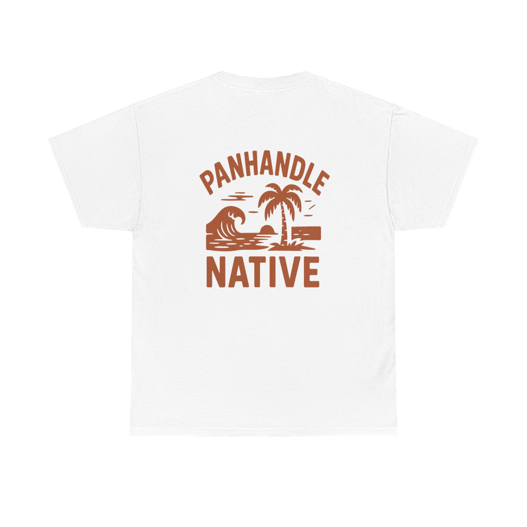 Panhandle Native Original Graphic, Front OG Logo in Creme Adult Tee