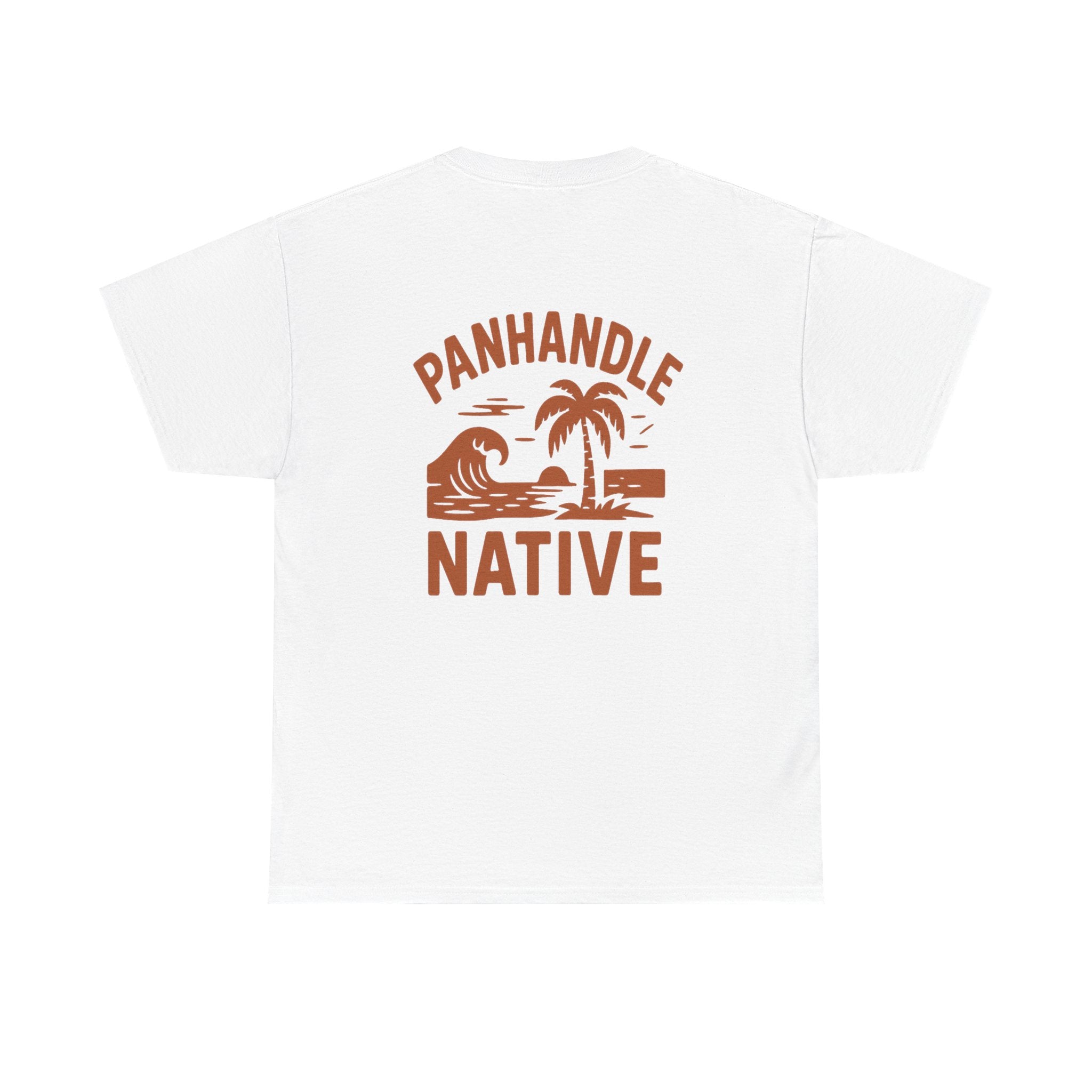 Panhandle Native Original Graphic, Front OG Logo in Creme Adult Tee