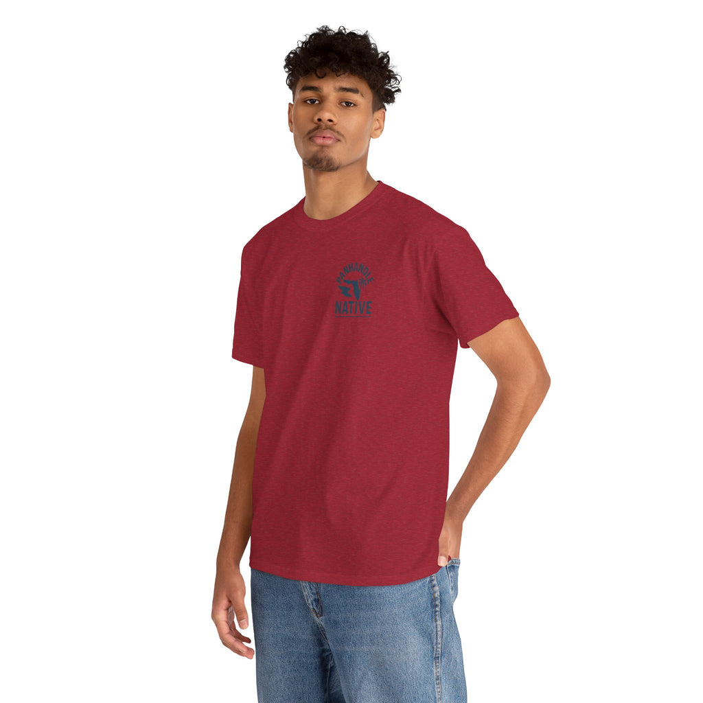 Panhandle Native Original Graphic, Front OG Logo in Creme Adult Tee