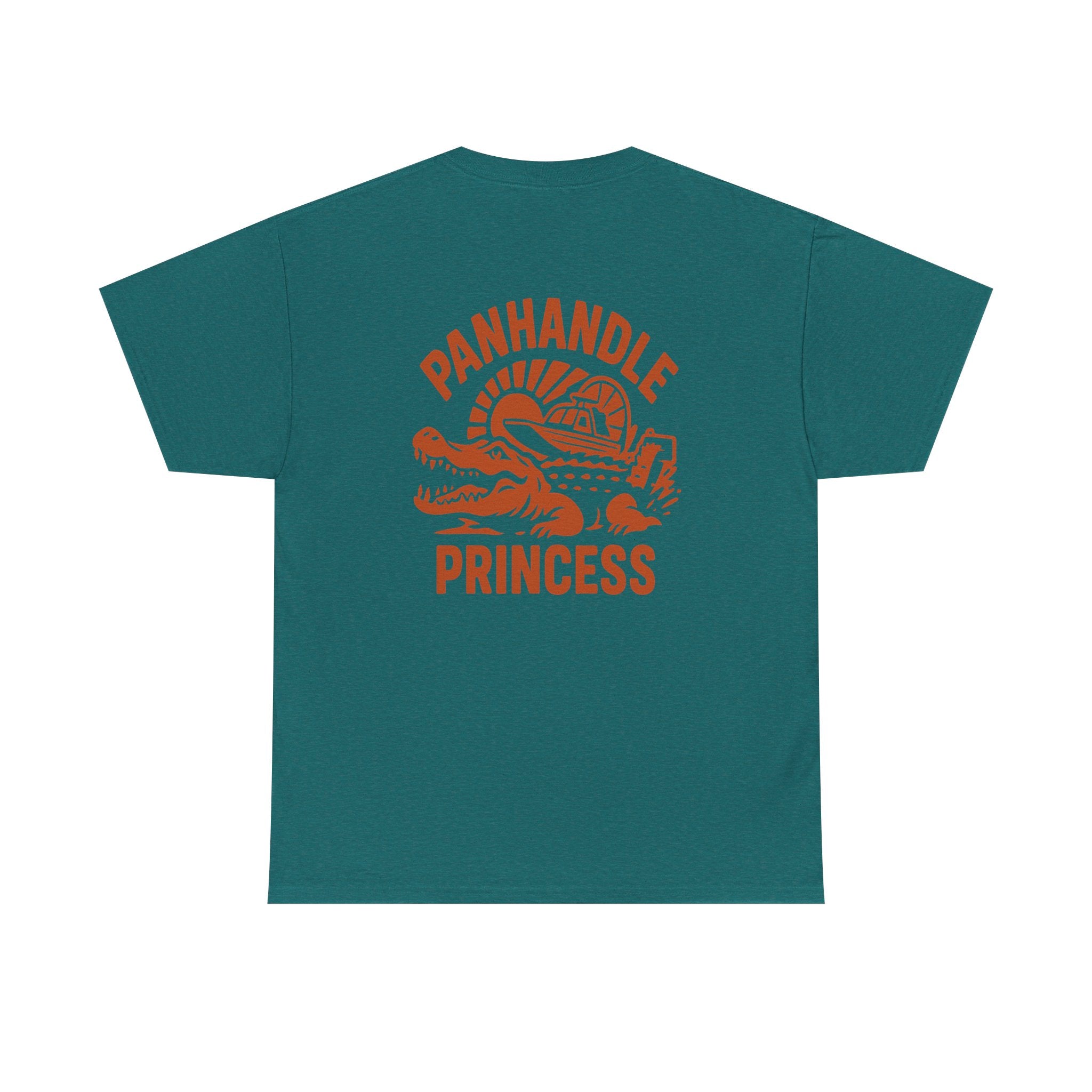 Panhandle Princess Graphic, Front OG Logo in Creme Adult Tee