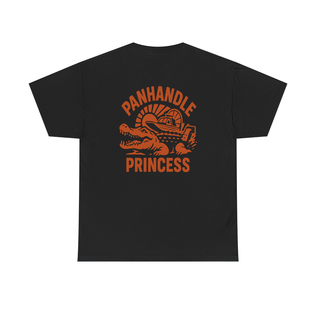 Panhandle Princess Graphic, Front OG Logo in Creme Adult Tee