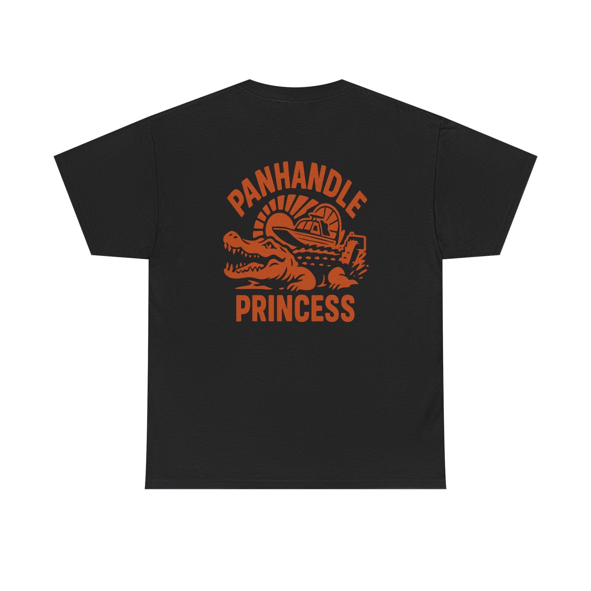 Panhandle Princess Graphic, Front OG Logo in Creme Adult Tee
