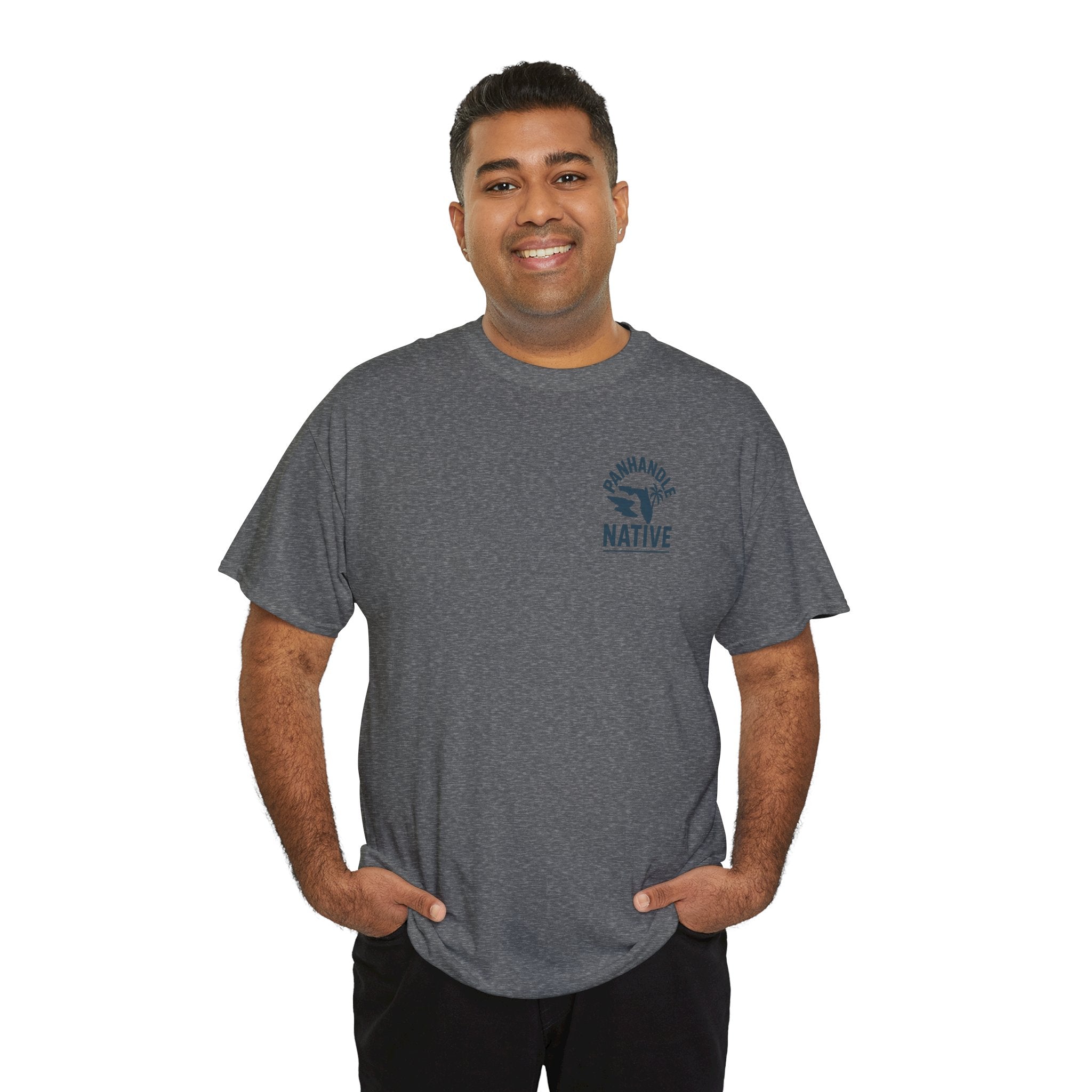 Panhandle Native Original Graphic, Front OG Logo in Creme Adult Tee