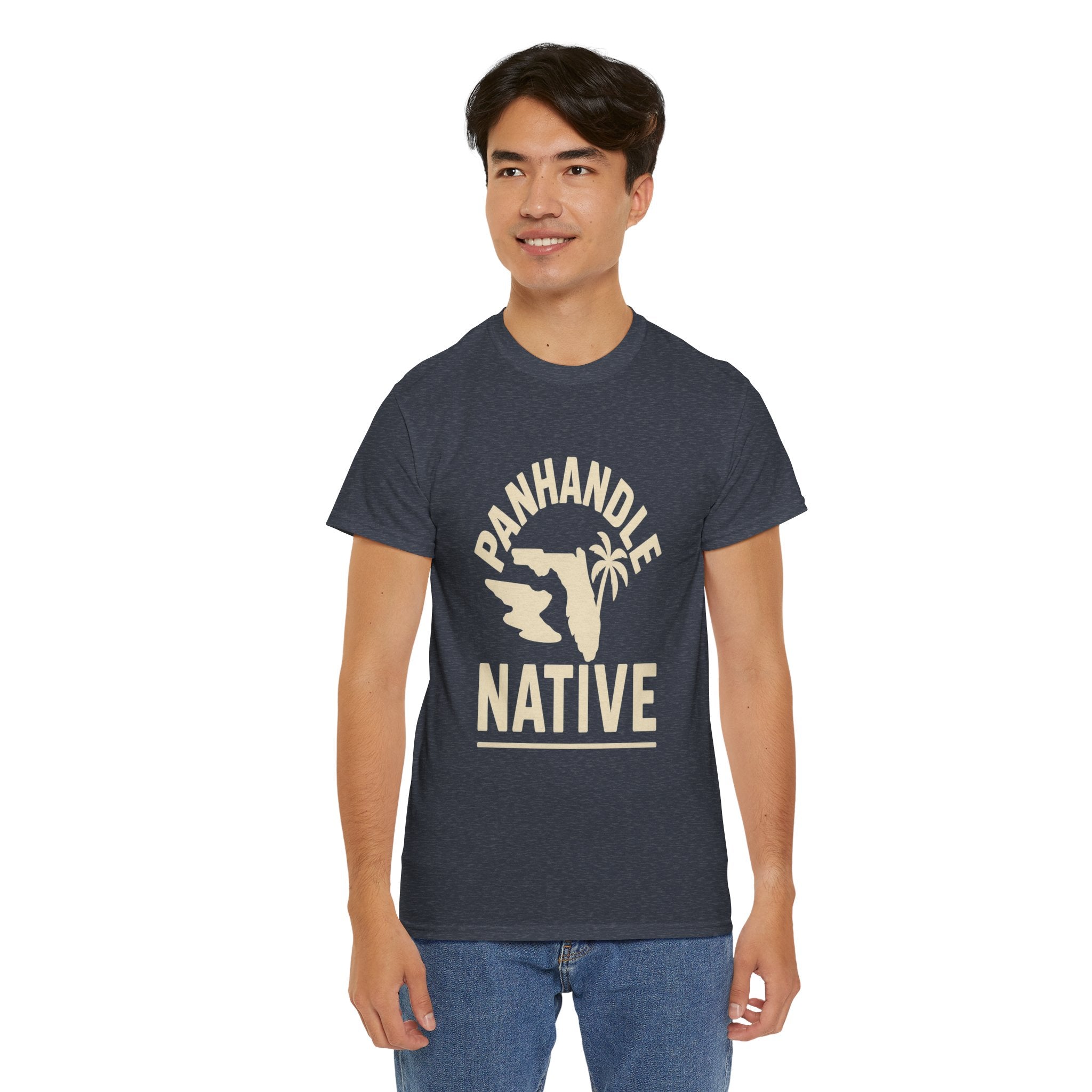 Panhandle Native Adult Tee OG Logo in Creme
