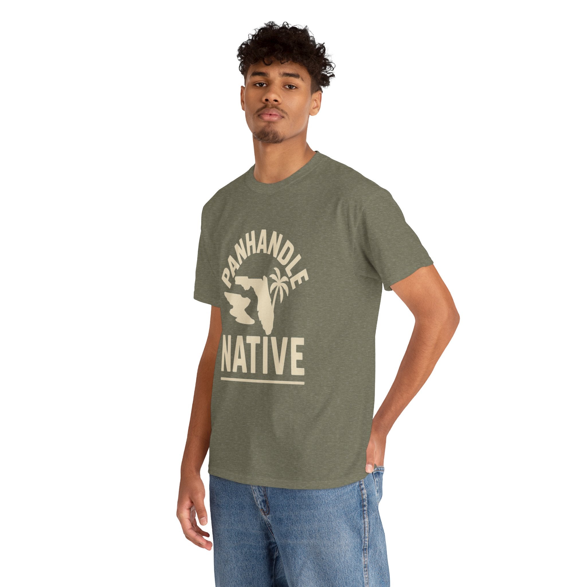 Panhandle Native Adult Tee OG Logo in Creme