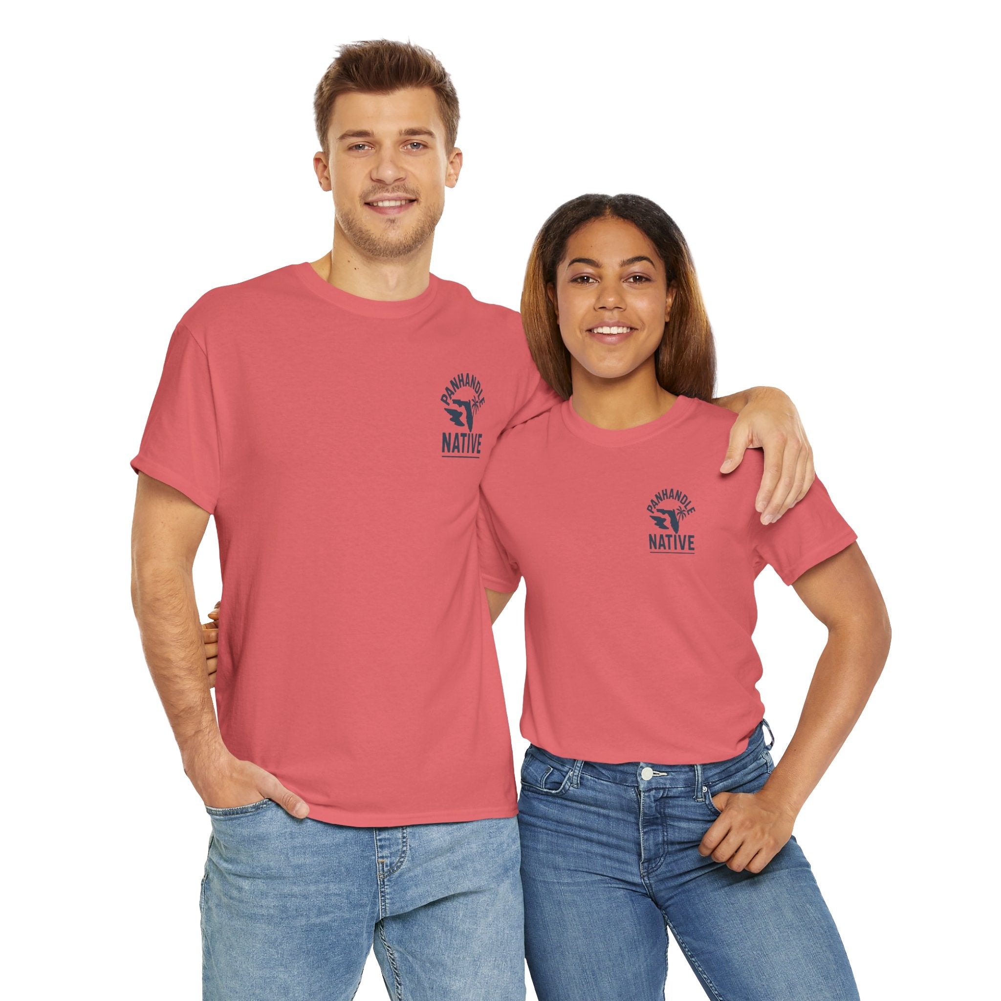 Panhandle Native Original Graphic, Front OG Logo in Creme Adult Tee