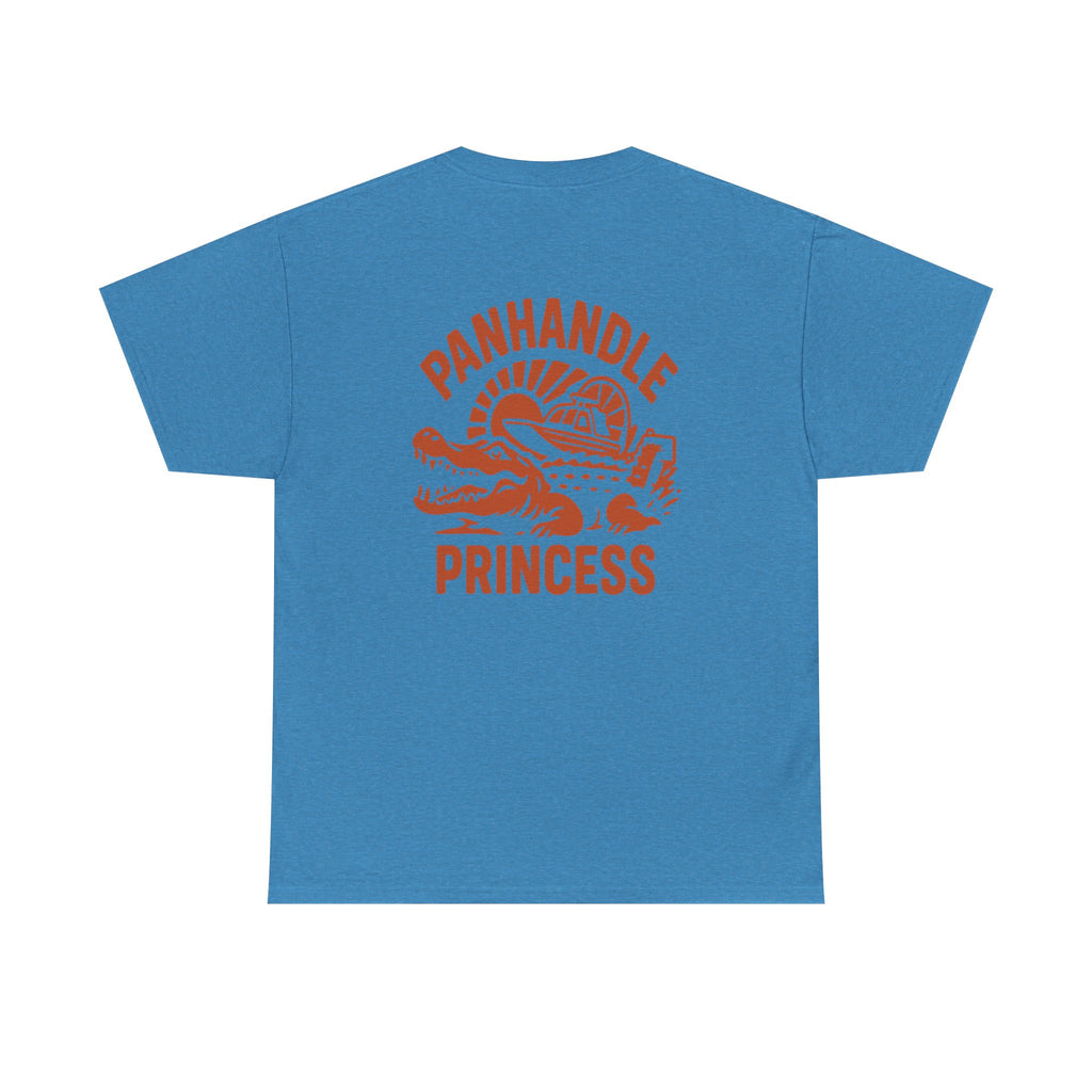 Panhandle Princess Graphic, Front OG Logo in Creme Adult Tee