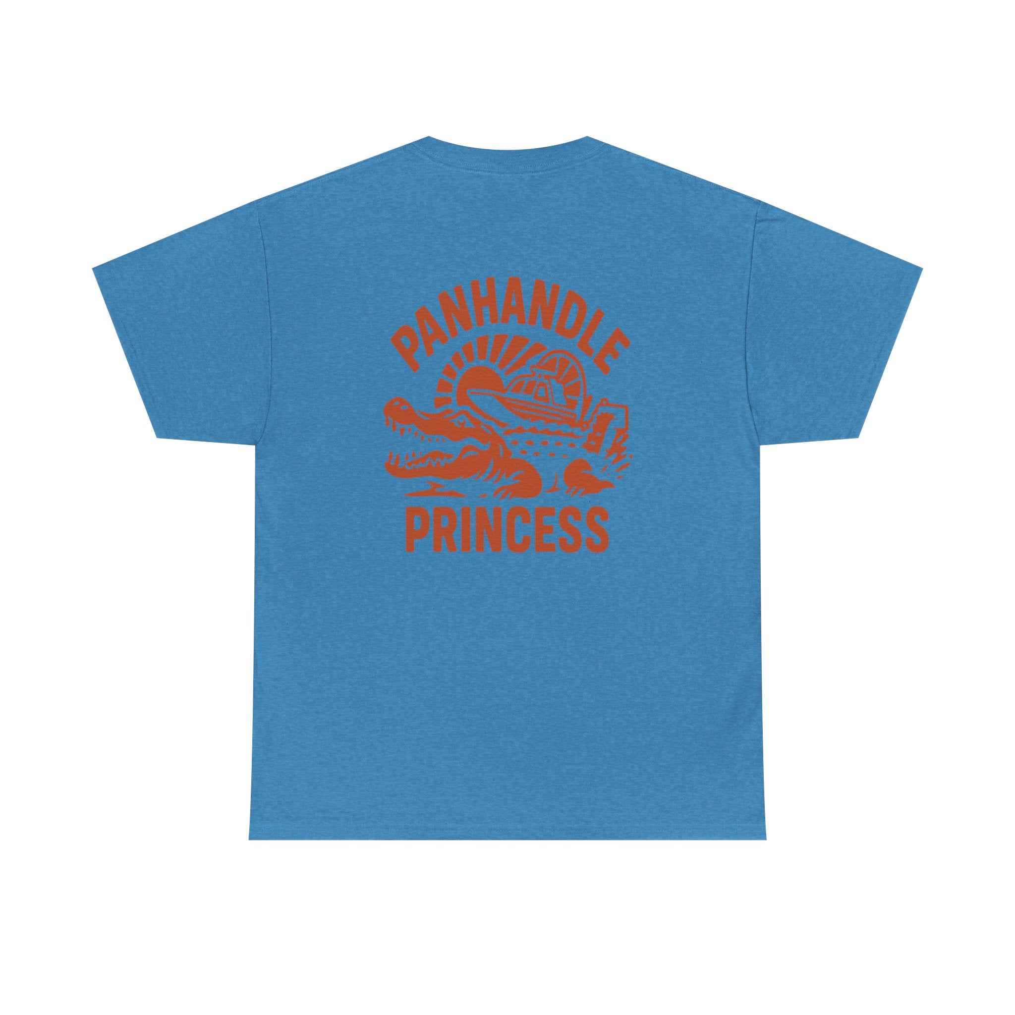 Panhandle Princess Graphic, Front OG Logo in Creme Adult Tee