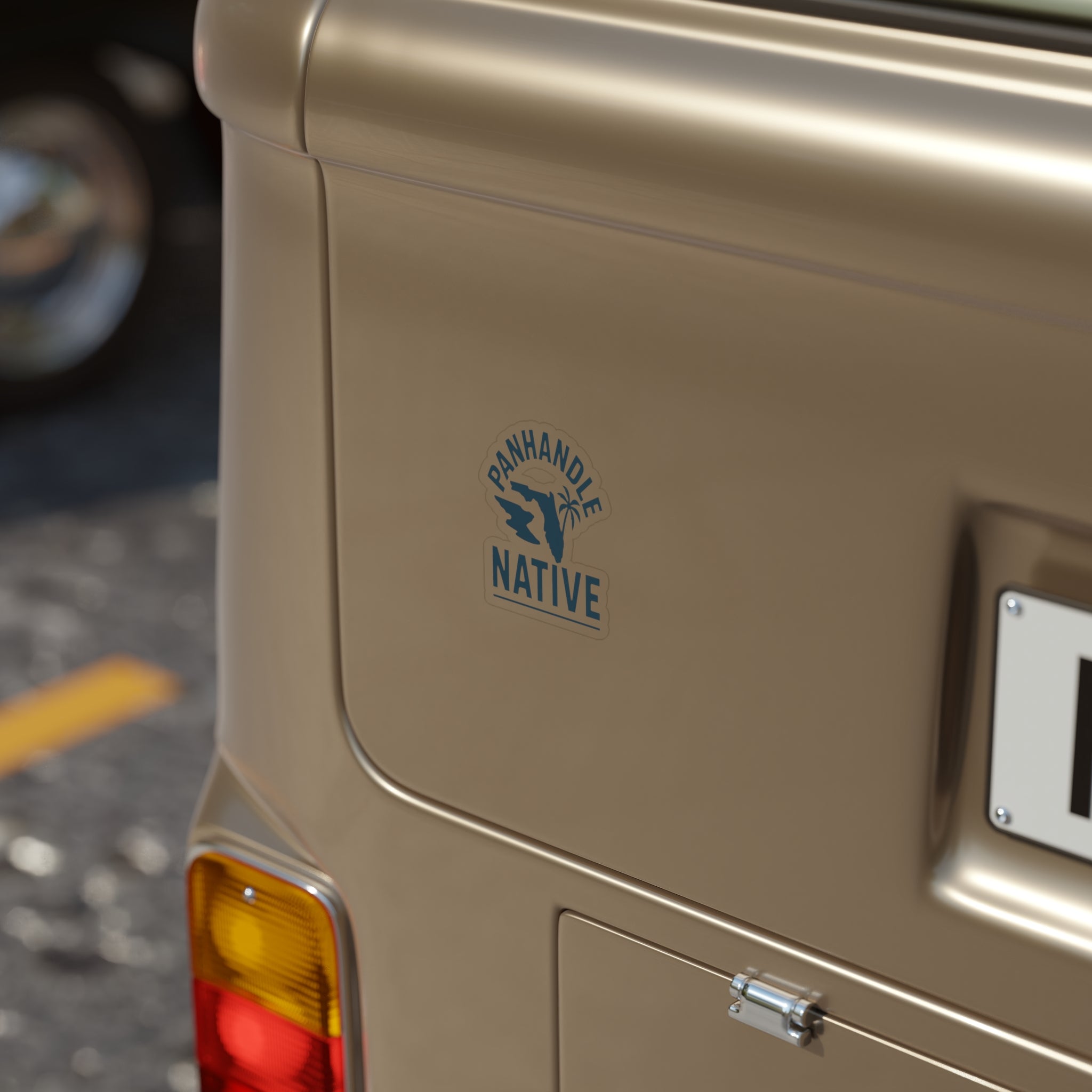 Panhandle Native OG Logo Outdoor Sticker in Blue