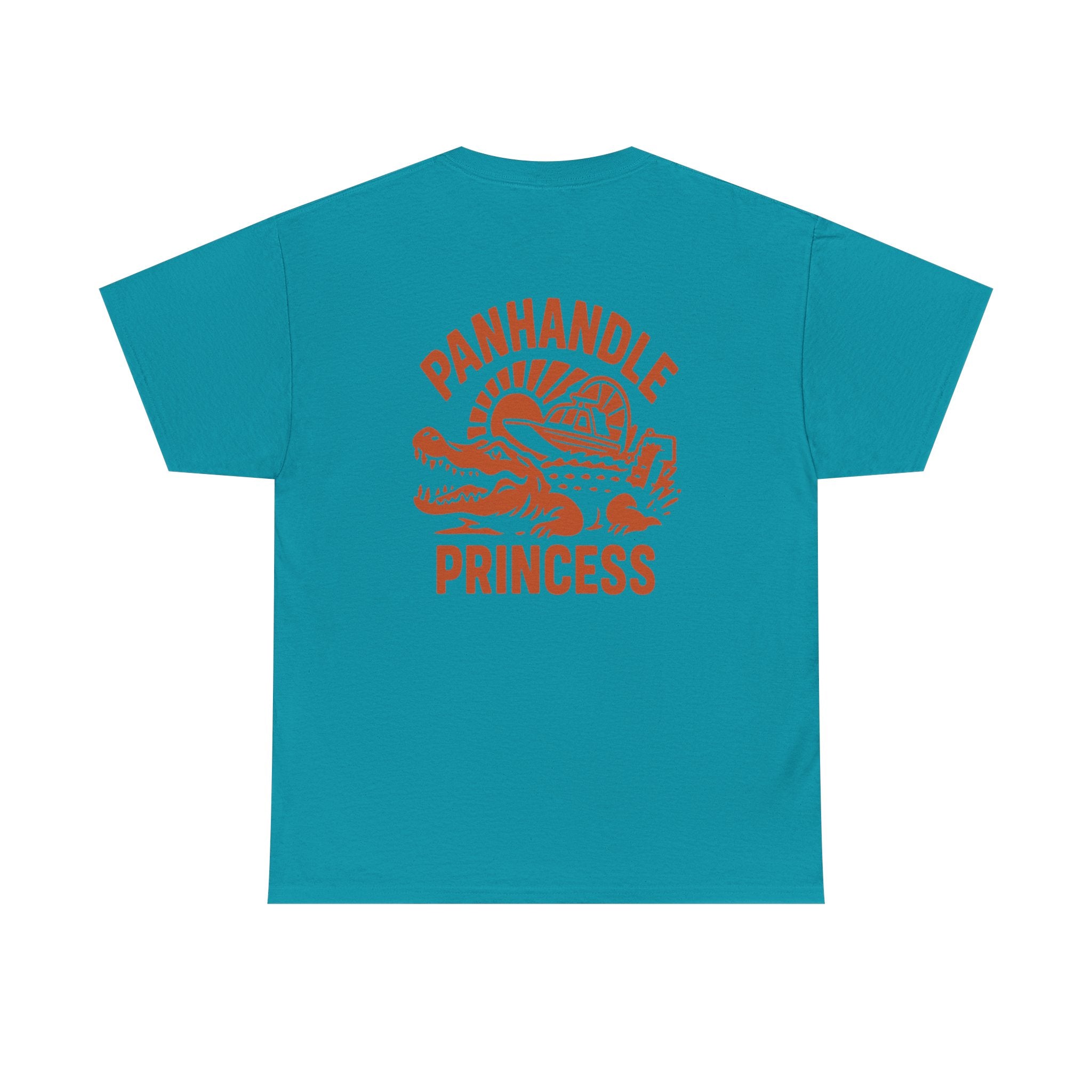 Panhandle Princess Graphic, Front OG Logo in Creme Adult Tee