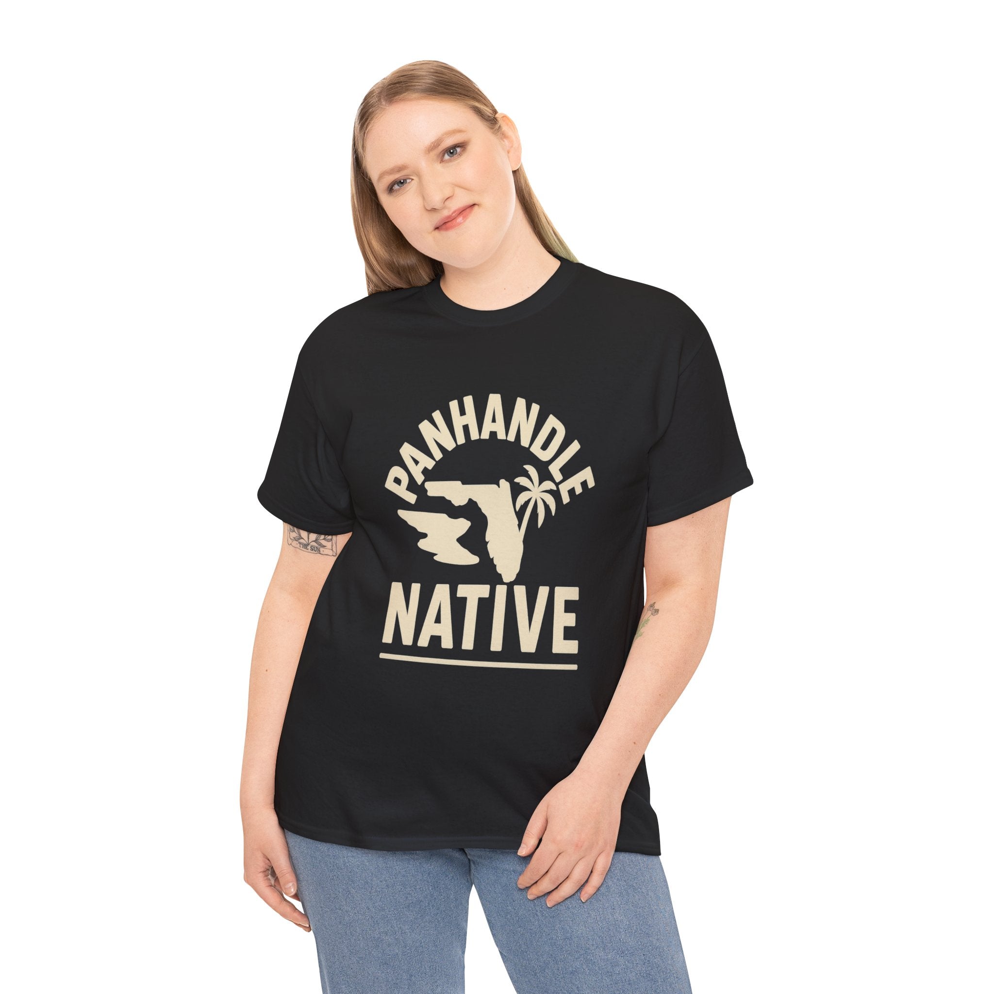 Panhandle Native Adult Tee OG Logo in Creme