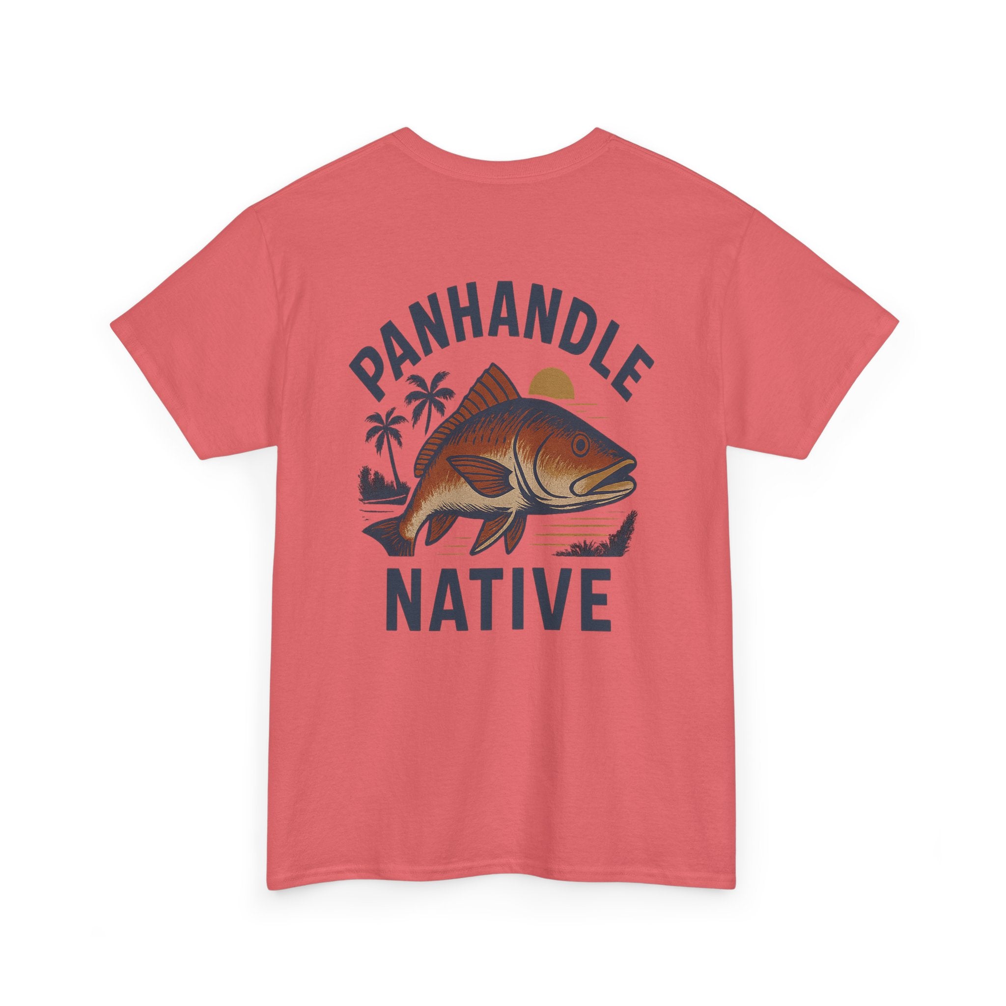 Redfish Graphic, Front OG Logo in Blue Adult Tee