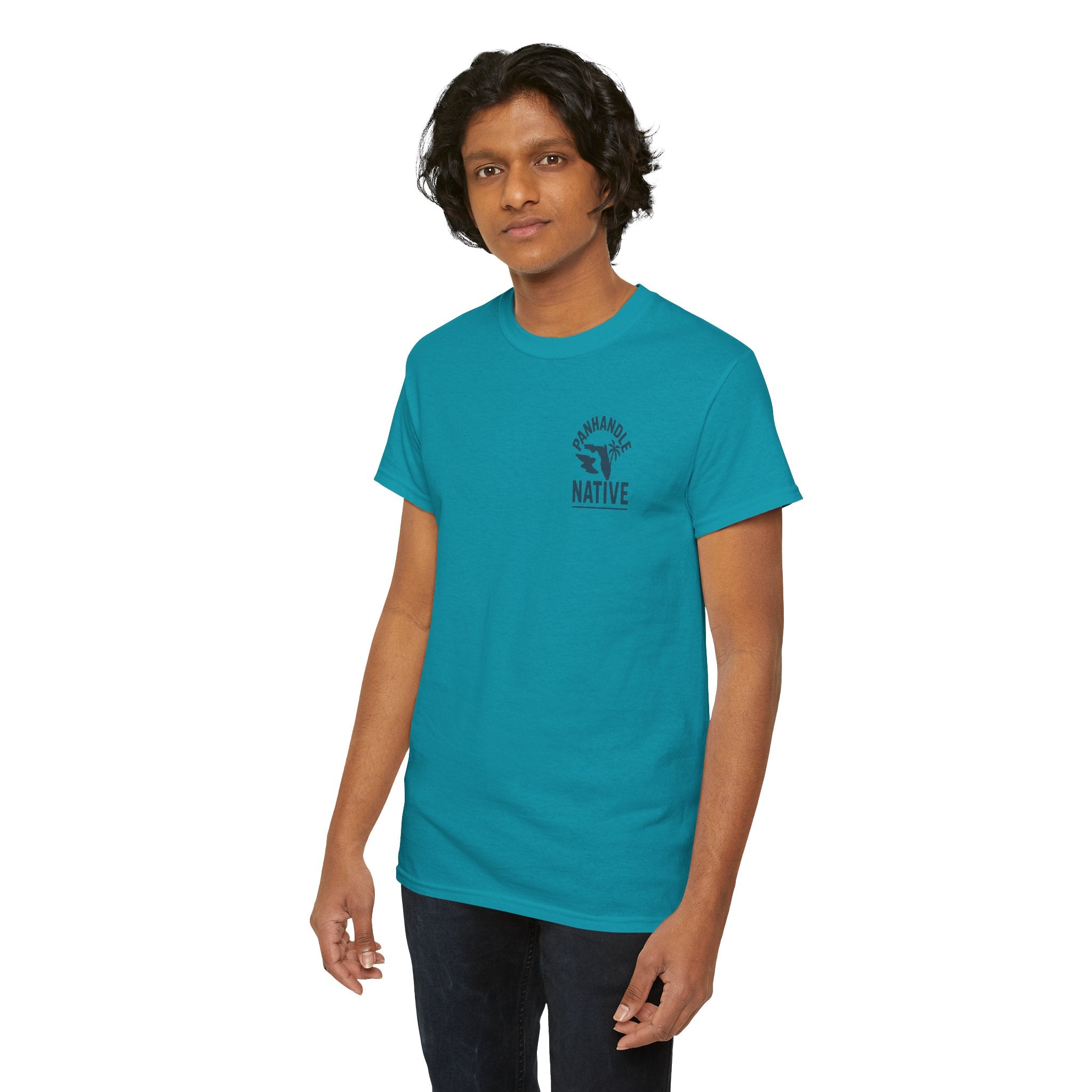 Panhandle Native Original Graphic, Front OG Logo in Creme Adult Tee