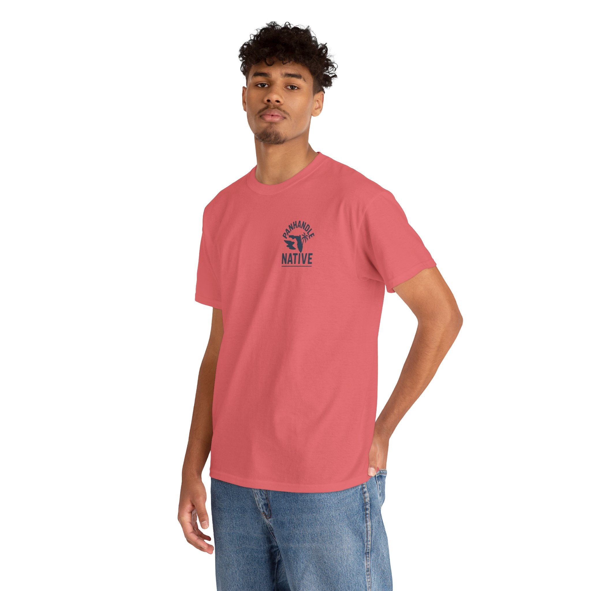 Redfish Graphic, Front OG Logo in Blue Adult Tee